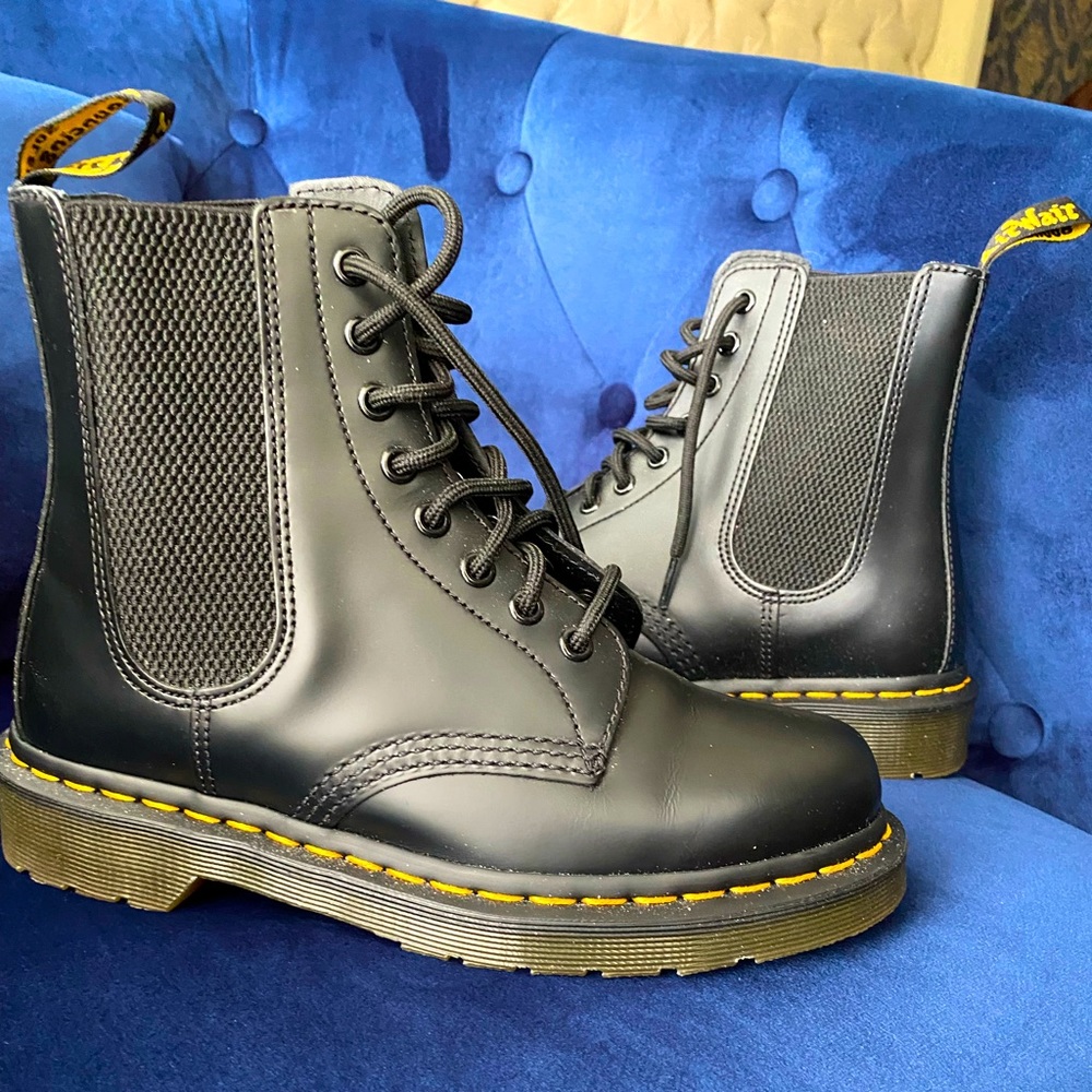 Dr. Martens 1460 Harper Smooth Leather Lace Up Boots